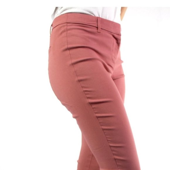 Takara Pants - Takara Rose Colored Skinny Fit Ankle